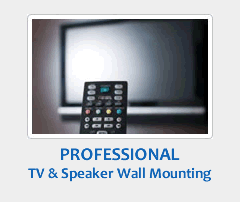 Digital TV wall mounting by the experts